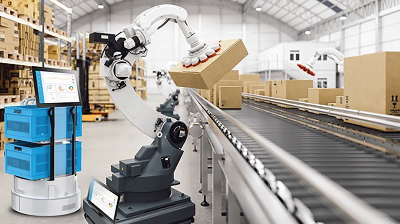 Bộ màn hình nhỏ gọn giúp đơn giản hóa hoạt động của robot di động tự động AMR